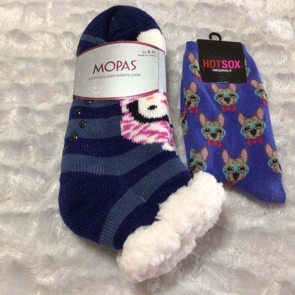 Mopas/Hot Sox Accessories - NEW Bundle of 2 - Mopas and Hot Sox Size 9-11